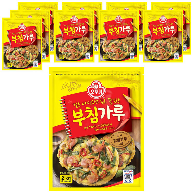 오뚜기 부침가루, 2kg, 10개