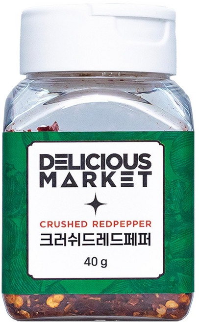 딜리셔스마켓 크러쉬드 레드페퍼, 40g, 1개
