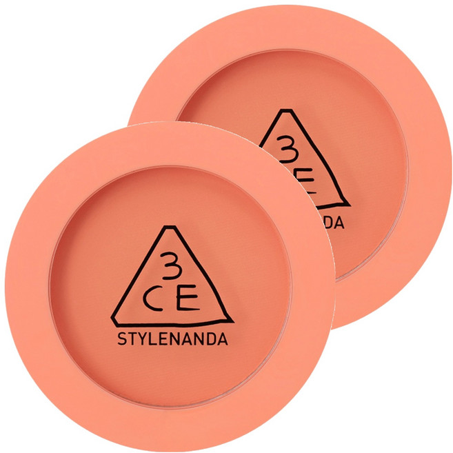 3CE 페이스 블러쉬 5g, SOFT SALMON, 2개
