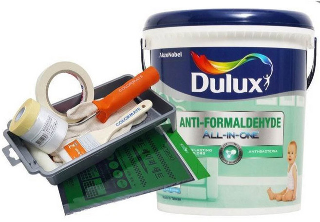 듀럭스 안티포름알데히드 올인원 페인트 세트, Marigold Blossom, 1L, 1개