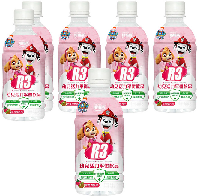 Glory Nutria 維維樂 R3幼兒活力平衡飲 草莓奇異果口味, 350ml, 6瓶
