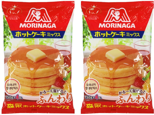 모리나가 핫케익 믹스, 600g, 2개