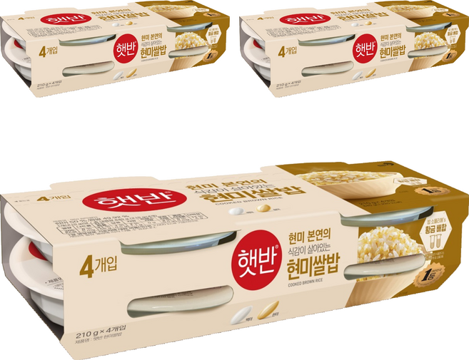 CJ Hetbahn 即食糙米飯, 210g, 12入