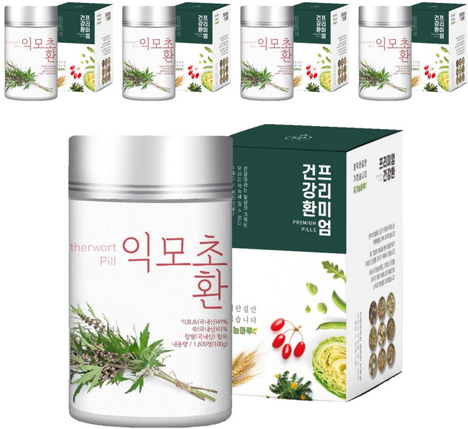 유기농마루 정품 국내산 익모초환, 100g, 5개