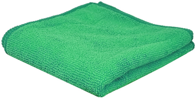 월드크린 히트 극세사 걸레 40 x 40 cm, 그린, 1개