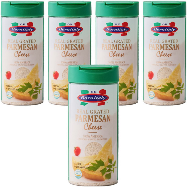 리얼 그레이티드 파마산치즈, 85g, 5개