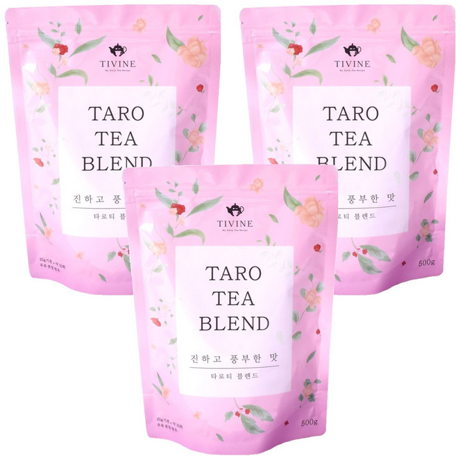 티바인 블렌드 타로파우더, 500g, 1개입, 3개