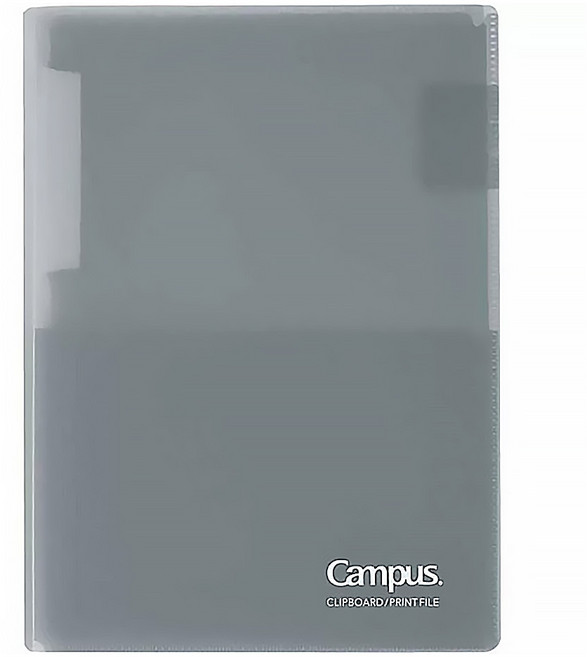 KOKUYO 國譽 Campus 大開口文件夾 A4, 霧灰色, 1個
