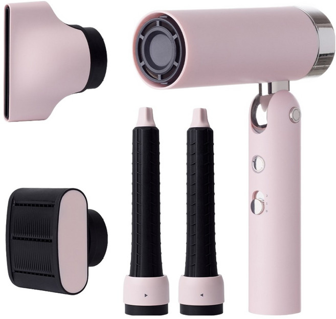 VODANA Glamour Styler Fold 1300W, 柔粉色, HS70