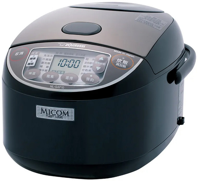 ZOJIRUSHI 象印 微電腦炊飯電子鍋 6人份 1L, NL-GAF10, 黑色
