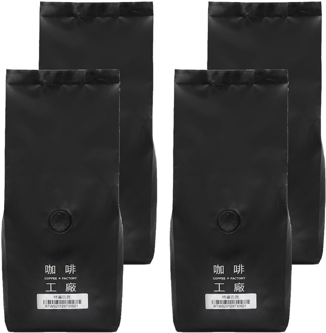 咖啡工廠 精品級G1咖啡豆 特選巴西, 咖啡豆(無研磨), 450g, 4包