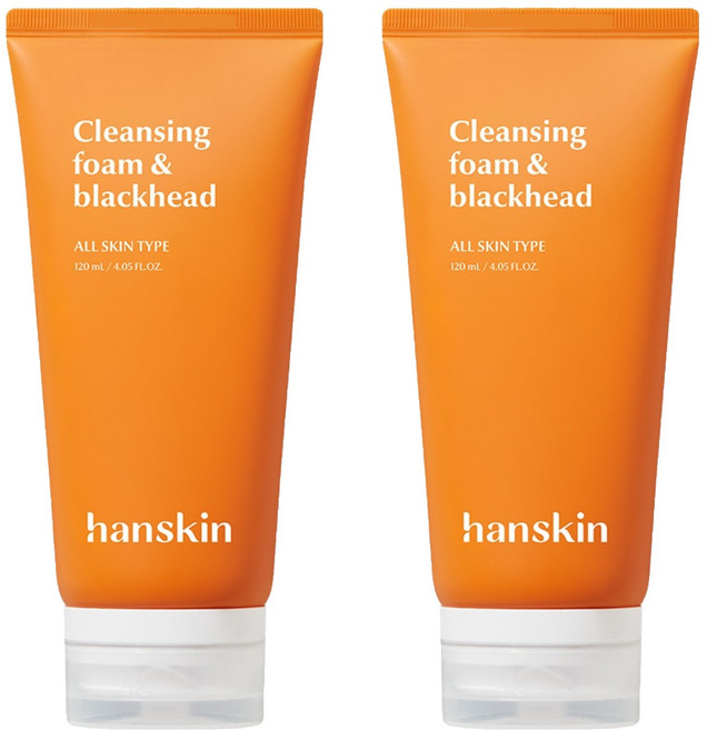 한스킨 블랙헤드 클렌징폼, 120ml, 2개