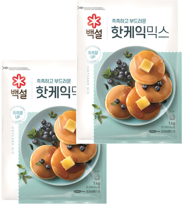 백설 핫케익믹스, 1kg, 2개