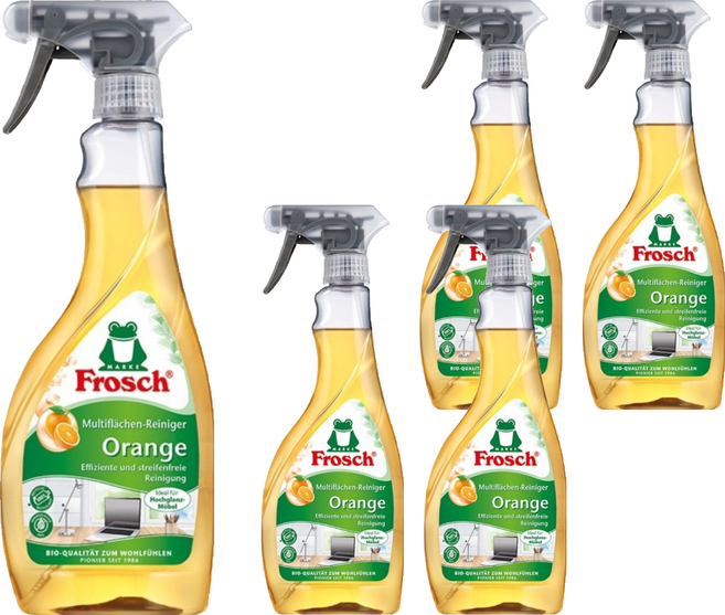프로쉬 오렌지 멀티 클리너, 500ml, 5개