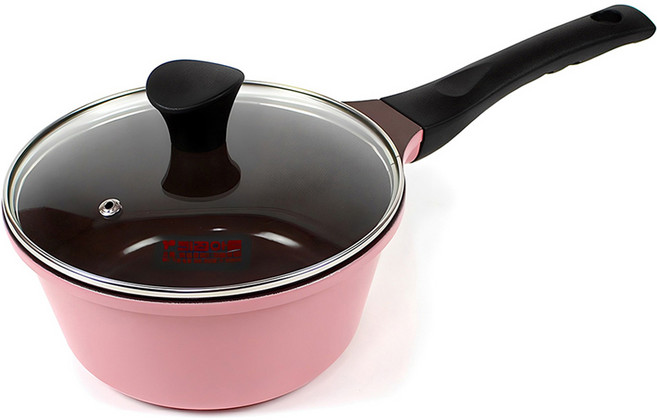 키친아트 본 세라믹 편수냄비, 18cm, 혼합색상, 1개