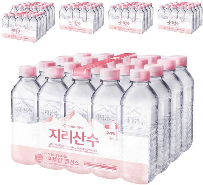 지리산수 무라벨, 500ml, 120개