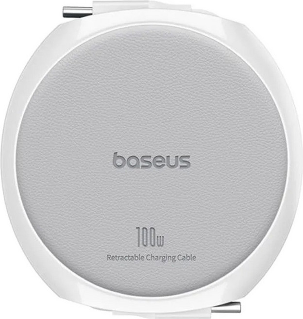 Baseus 倍思 明途系列 隨意拉伸快充傳輸線 Type-C-Type-C 100W, 皓白色, 1m, 1條