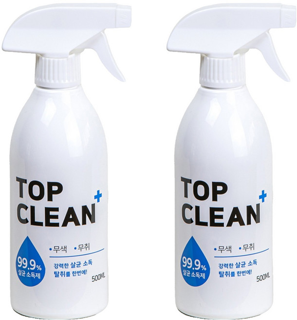 탑크린플러스 살균 소독제, 2개, 500ml
