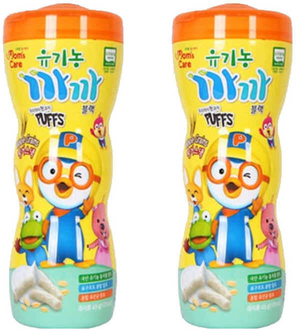 맘스케어 유기농 까까, 블랙, 43g, 2개