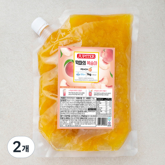 쥬피터 악마의 복숭아, 1kg, 2개