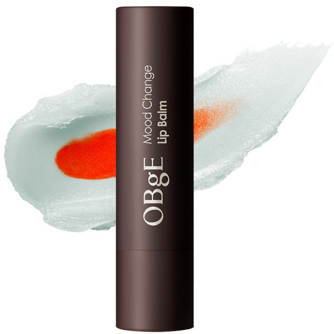 OBge 무드 체인지 립밤, 웜 오렌지, 1개