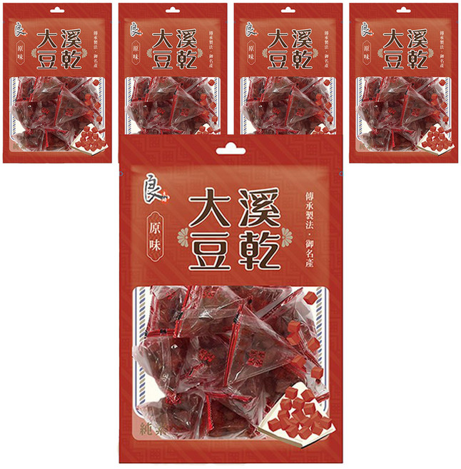 良澔 大溪名產小小丁 原味, 130g, 5袋