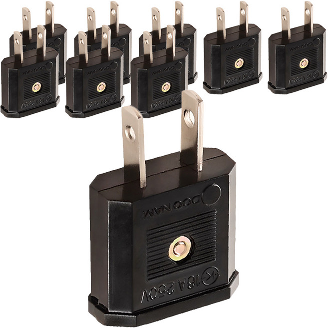 FLaiTO 旅行用220V轉110V電源降壓插頭 E-9710, 4.4cm, 9個