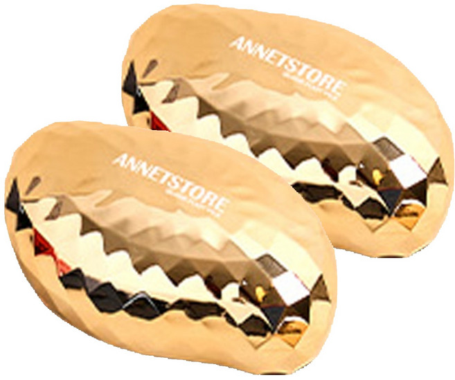 아넷브러쉬 글라스 풋파일 다이아몬드 골드, 1개입, 2개