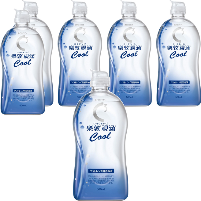 ROHTO 樂敦 視涵 清涼滋潤多效保養液, 500ml, 6瓶