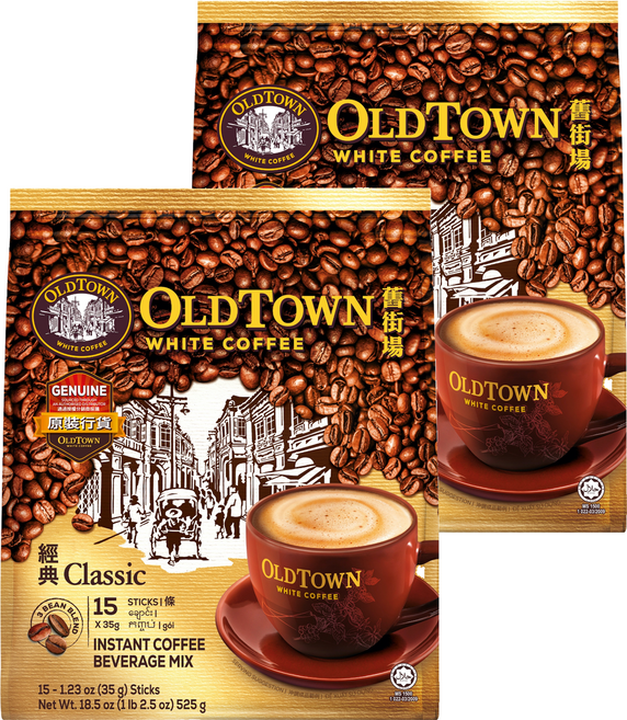 올드타운 화이트 커피 클래식 570g, 15개입, 2개, 35g