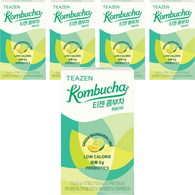티젠 콤부차 청귤라임, 5g, 10개입, 5개