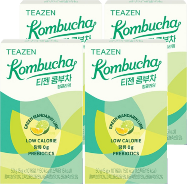 티젠 콤부차 청귤라임, 5g, 10개입, 4개