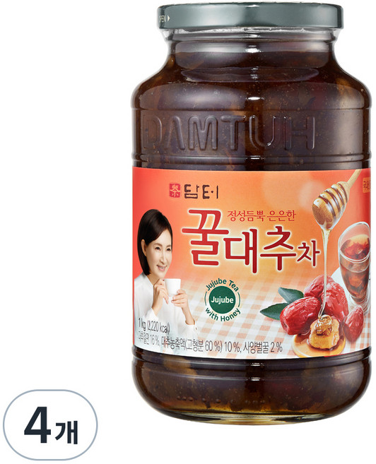 담터 꿀대추차, 1kg, 1개입, 4개