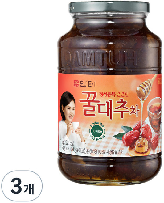 담터 꿀대추차, 1kg, 1개입, 3개