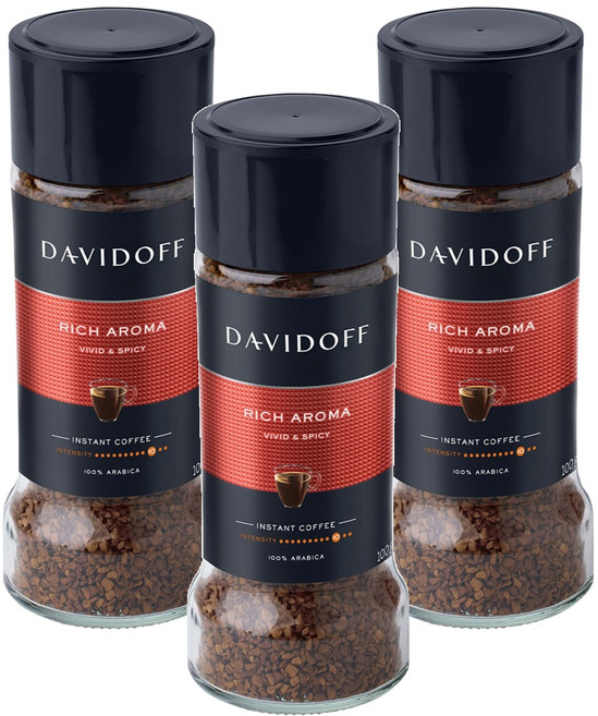 다비도프 리치 아로마 원두커피믹스, 100g, 1개입, 3개