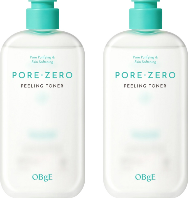 OBge 포어 제로 필링 토너, 310ml, 2개