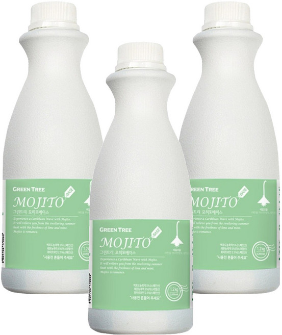 GreenTree 모히또 베이스, 1.2kg, 3개