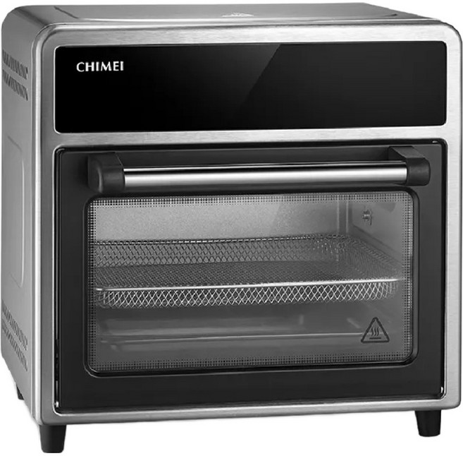 CHIMEI 奇美家電 微電腦多功能氣炸烤箱 10L 10種料理模式, EV-10S0FM, 黑色