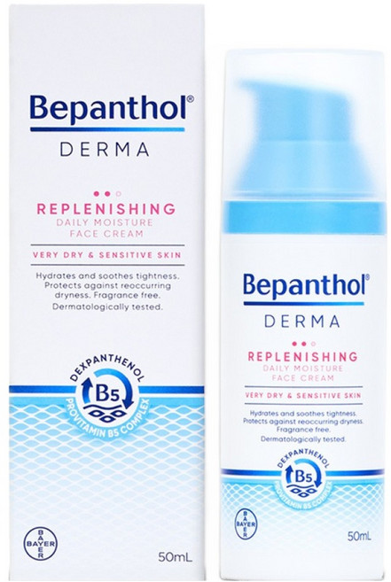 비판톨 더마 리플레니싱 데일리 모이스처 페이스 크림, 50ml, 1개