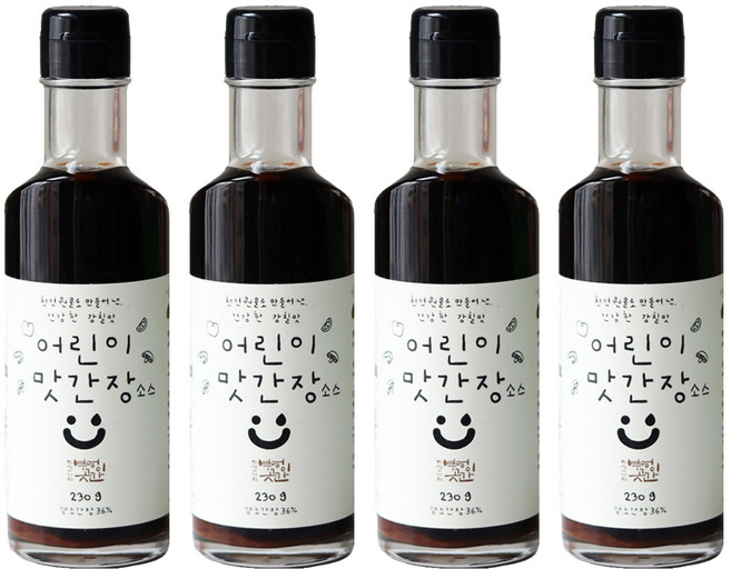 부엉이곳간 어린이, 맛간장, 230g, 4개