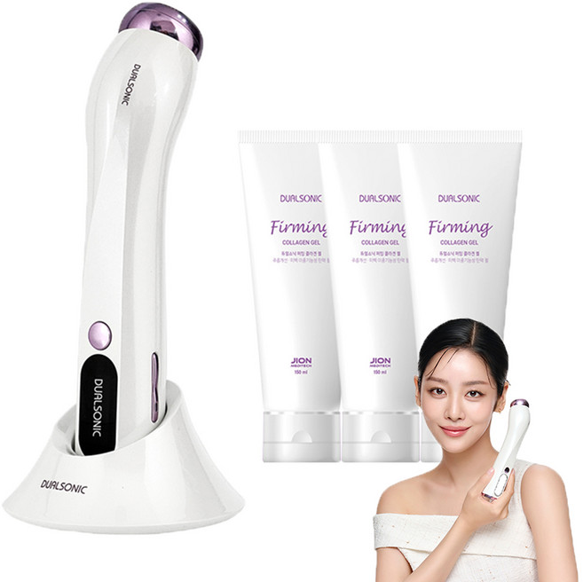 듀얼소닉 알토 고주파미용기기 + 콜라겐젤 3p, JOMT-AH-31A(미용기기), 화이트