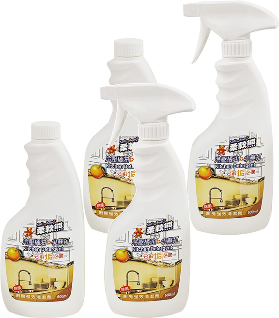 Soft Bear 柔軟熊 廚房清潔劑, 600ml, 2組