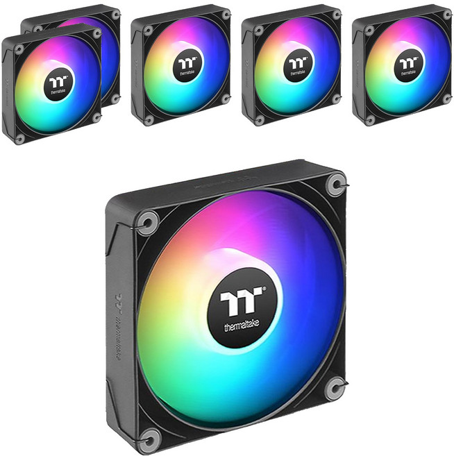 thermaltake 曜越 ASTRIA 600 ARGB Sync 雙塔雙風扇 6mm 6個, 1盒