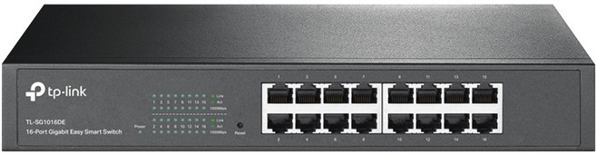 tp-link 16埠 Gigabit 商用簡易智慧型交換器, 1個, TL-SG1016DE v7