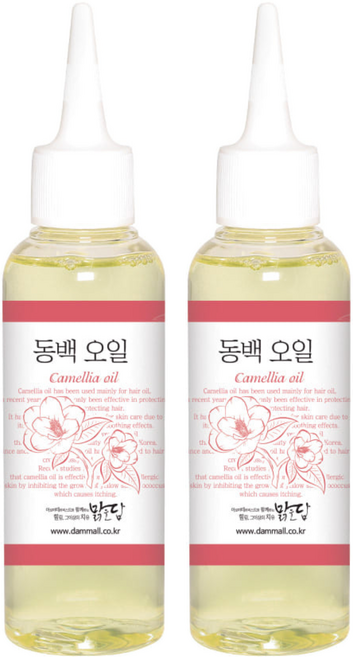 맑을담 동백 헤어오일, 100ml, 2개