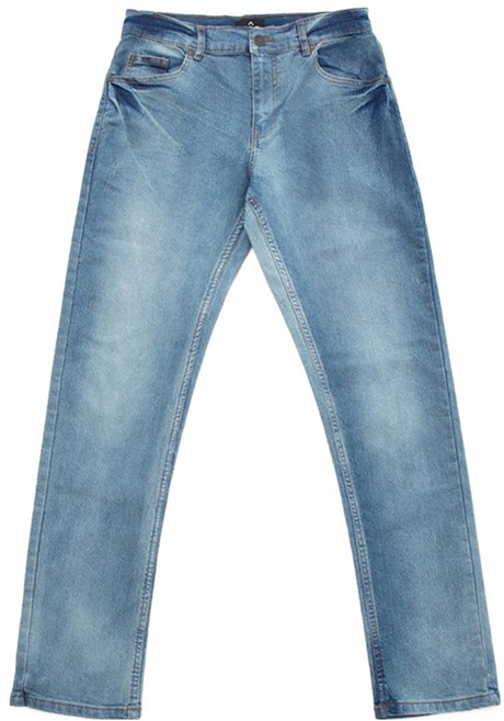 CARET 男款直筒牛仔褲 彈力纖維布料 卓越的伸展性