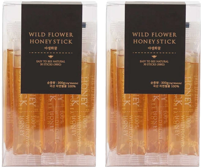 허니바이허니 허니스틱 야생화, 300g, 2개 - 쿠팡