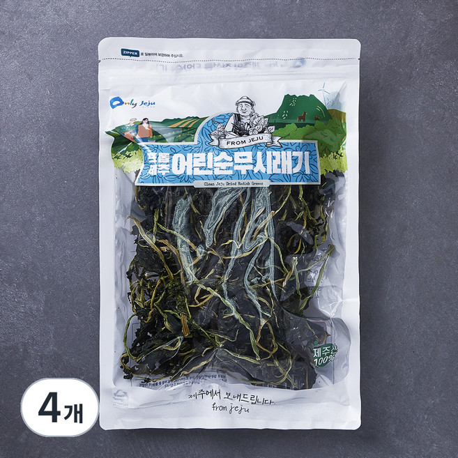 프롬제주 제주산 어린순 무시래기 100g, 4개