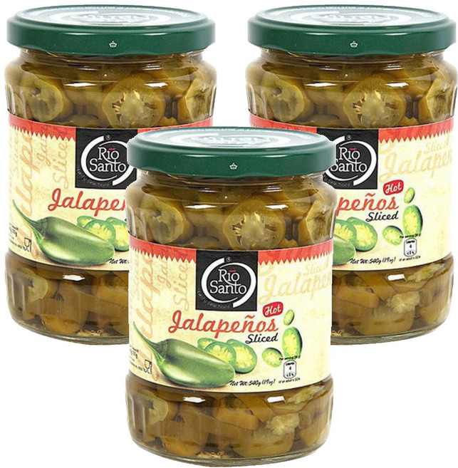 리오산토 할라피뇨 슬라이스, 540g, 3개