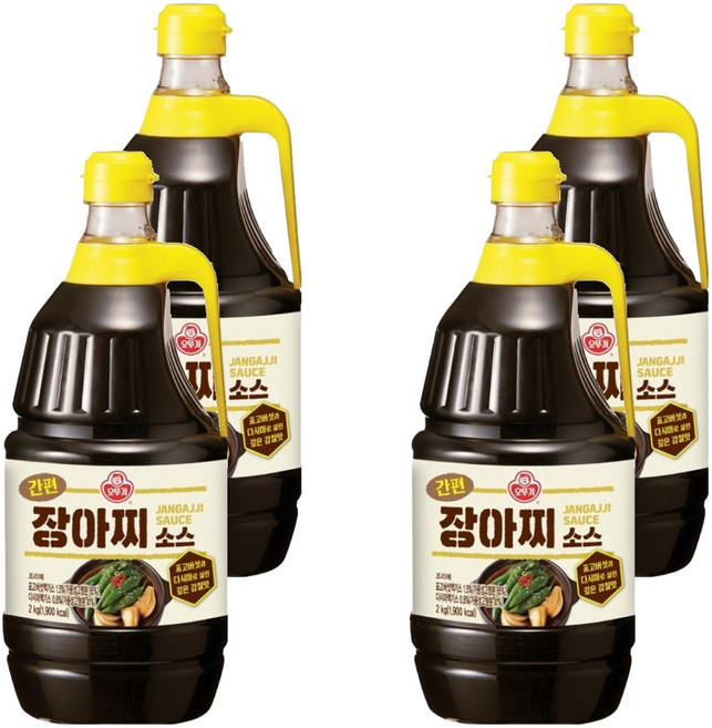 오뚜기 간편 장아찌 소스, 2kg, 4개